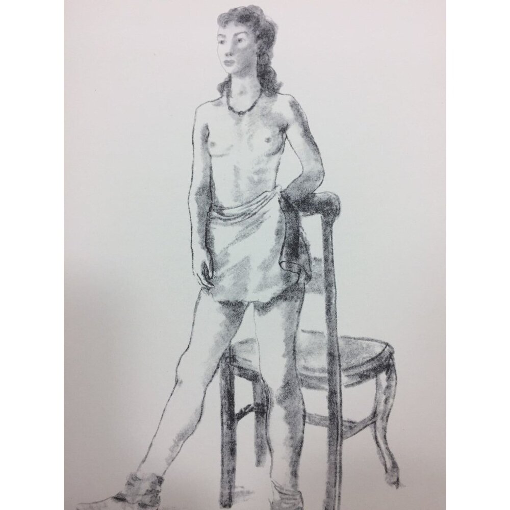 Alexander Brook Young Vintage Print 25850 Nude woman